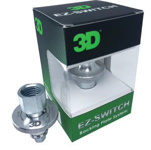 3D EZ-Switch Adapter | Quick Release Connector | Compatible with Backing Plates for Cutting, Sanding, Polishing, Buffing Pads | Professional Grade