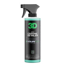Load image into Gallery viewer, 3D Ceramic Detailer, GLW Series | Hyper Gloss Finish | SiO2 Peak Hydrophobic Top Coat | Extends Life of Waxes, Sealants, Coatings | DIY Car Detailing Spray | 16 oz