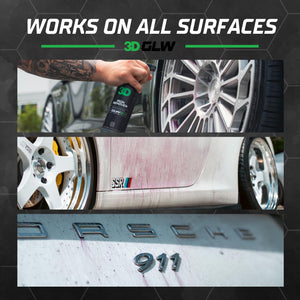 3D Iron Remover GLW Series | DIY Car Detailing | Hyper Effective Wheel Decontamination | Removes Iron Particles, Dirt, Brake Dust | Rapid Results | Ultimate Iron & Surface Contaminate Eliminator, 16oz
