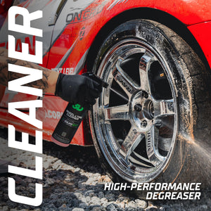 3D Wheel and Tire Cleaner, GLW Series | Ultimate Deep Clean | All-in-One Wheel & Tire Cleaner Removes Dirt, Grime, Brake Dust, Tire Browning | Safe on All Wheels | DIY Car Detailing | 16 oz