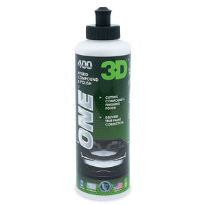 3D ONE Hybrid Compound & Finishing Polish 8 ounces Made In USA by 3D Car Care Products in California Available at 3D Car Care Miami store and www.3dcarcaremiami.com
