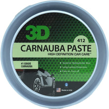 Load image into Gallery viewer, 3D 412 | Carnauba Paste Wax
