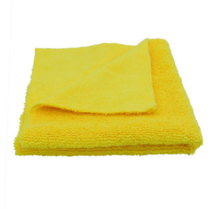 3D G-41Y | Yellow Microfiber Towels - 16"x16" 400gsm Edgeless