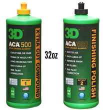 Load image into Gallery viewer, 3D ACA 500+520 32oz Kit: X-Tra Cut Rubbing Compound+Finishing Polish