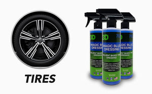 3D 703 | Magic Blue Dressing - Water Resistant & Solvent Based Tire Shine